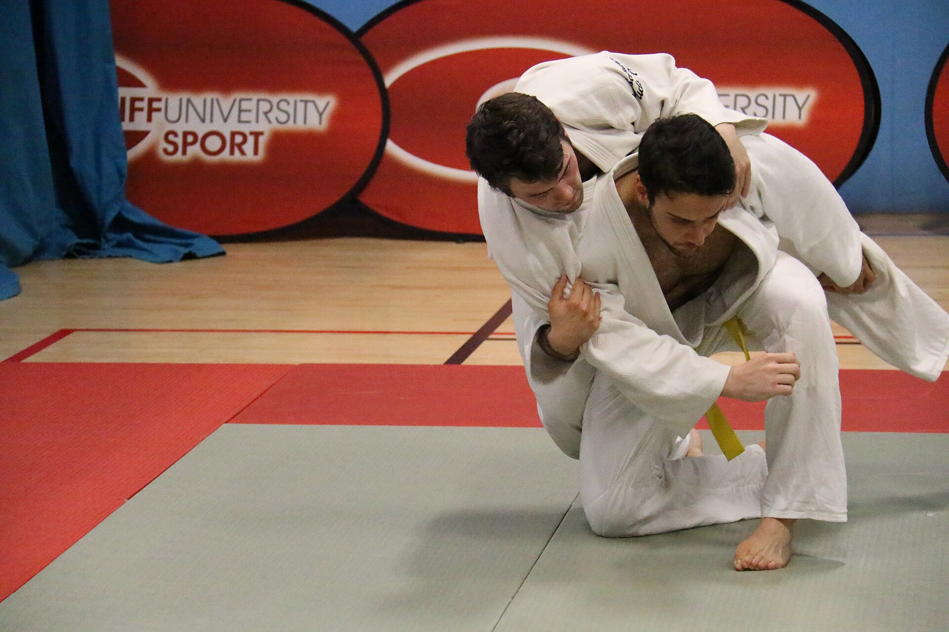 Execução do Ippon Seoi Nage no Judô